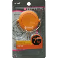 ソニック 超強力マグネットフック 7kg ブリスター 橙 MG-768-OR 1個