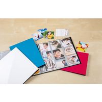 セキセイ フォトアルバム ましかくフォトサイズ(W89×H89mm) 高透明 160枚 2列2段 ライトグリーン KP-8916-33 1冊（直送品）