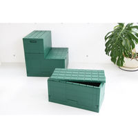 【折りたたみコンテナ】 岩谷マテリアル I’mD グリッドコンテナー グレー SKGC GY 1個