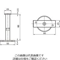 ケージーパルテック 平受直型 H60 木ネジ(PITM-25 16軸 H60) PITM-25 1個（直送品）