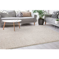 プレーベル ジャスパーPLUS 抗菌・抗ウイルス・抗アレルゲン カーペット ラグ 正方形 2000×2000mm グレージュ 1枚（直送品）