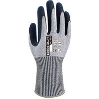 【アウトレット】【天然ゴム背抜き手袋】 ウィード DEXCUT 耐切創 DC-797 ネイビー LL 1双