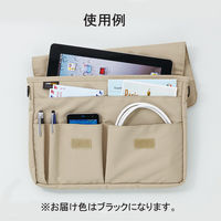 リヒトラブ キャリングポーチ B5サイズ ブラック A7576-24 1個