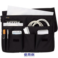 リヒトラブ キャリングポーチ A4サイズ ブラック A7577-24 1個