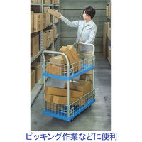 金沢車輌 環境静音樹脂台車 2段網/150kg NP-127GS 1台