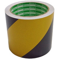 日東エルマテリアル 再帰反射テープ トラ柄 90mmX10m (黄/黒) HTー90Y/B 1セット(3巻)