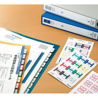 コクヨ タックインデックス＜パソプリ＞中 23×29mm タ-PC21W 1セット（200シート：10シート入×20パック）