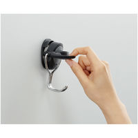 コクヨ 超強力マグネットフック たまフック 最大保持荷重約12kg 黒 フク-217D 1セット(2個)