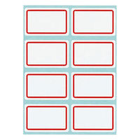 コクヨ タックタイトル 27×43mm 赤枠 タ-70-2 1セット(680片:136片入×5パック)