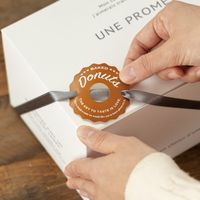 ヘッズ 焼きドーナツタッグシール-1 BDO-1S 1セット（60枚：60枚×1パック）（直送品）