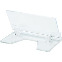 西敬 リクライニングカード立て フリーラミネート用(中紙適応サイズ:W80×H40mm) クリア UC-25 1セット(20個)