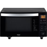 ハイアール JM-FH18G(B) 18Lヘルツフリーフラット電子レンジ(黒色) 1台（直送品）