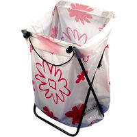 大木製作所 マグネット付きゴミ袋スタンド ブラック 1セット(1個)