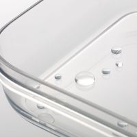 Like-it（ライクイット） 調理ができる保存容器（M:3個組 トレーL） グレー（直送品）