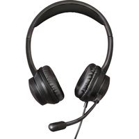 アイリスオーヤマ ヘッドセット(USBタイプ)　IHS-U03-B　ブラック IHS-U03-B 1台