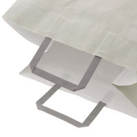 シモジマ 手提げ紙袋　フラットチャームバッグ　平手 300ー1 エコアッシュ1セット（200枚：50枚入×4）