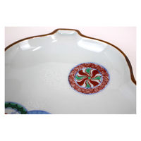 石丸陶芸 唐草丸紋 瓢型銘々皿 5740030541 1枚（直送品）