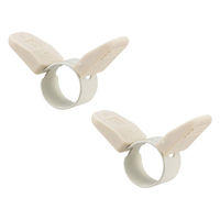 カクダイ クリップバンドセット都市ガス9.5ミリ 9588A 1パック（直送品）