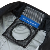 コーコス信岡 エコ・ボルトクール 日傘遮熱 半袖ブルゾン(ペルチェ ネックホルダー付) L N AE-4060 ネイビー 1着（直送品）