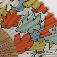 ストラップ付き扇子 フラワー LAKOLE/ラコレ