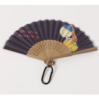 （世界の名作）ミニ扇子 真珠の耳飾り LAKOLE/ラコレ