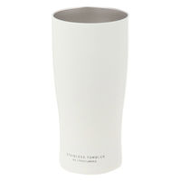 ステンレスタンブラー(430ml) アイボリー 1セット（1個×2） LAKOLE/ラコレ