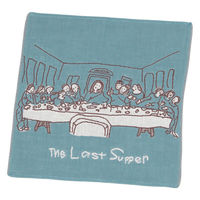 （世界の名作）ガーゼハンドタオル ラストサパー 1セット（1枚×2） LAKOLE/ラコレ