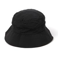 撥水加工 UVパッカブルハット ブラック LAKOLE/ラコレ