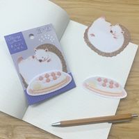 学研ステイフル まんぷく付箋(ハリネズミ) DM03821 1個