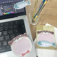 学研ステイフル 大口付箋(かわうそ) DM03815 1個