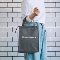 DEAN & DELUCA　クーラーバッグ 保冷バッグ グレー M 1個