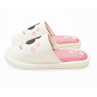 オクムラ スリッパ トイレスリッパ ふきふきシルエットねこスリッパ外縫い Mサイズ ネコ ピンク AAAM9002PI 1足