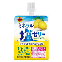 塩分補給 塩分対策 ゼリー ミネラル塩ゼリーplus ビタミンひんやりレモンスカッシュ味 150g 1セット(1個×6)