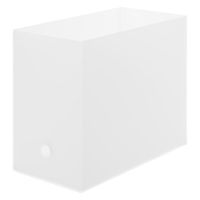 無印良品 ポリプロピレンファイルボックス スタンダードタイプ ワイド Ａ４用 約幅１５×奥行３２×高さ２４ｃｍ クリア 6個