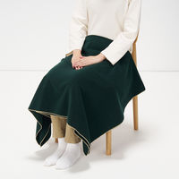 無印良品 ループ付きパイル織ハーフケット １００×１４０ｃｍ グリーン 良品計画