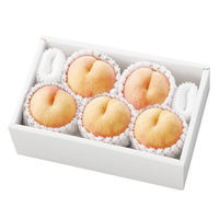 アデリー 【お中元】岡山の桃[5玉] AF-OM5 1箱（直送品）