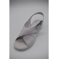 山一 スタンダードクロスサンダル ホワイト L 10WHL 1足 67-9300-14（直送品）