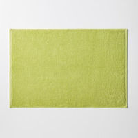 インド綿タオル地バスマット 5色組 1パック（５色×各１）