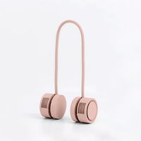 ロア・インターナショナル 羽なし 首掛け扇風機 Neck Band Fan Rollingスモーキーピンク DSN26607PK 1個