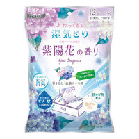ドライ&ドライUP 引き出し・衣装ケース用 紫陽花の香り 1セット（1袋（12枚入）×3） 白元アース