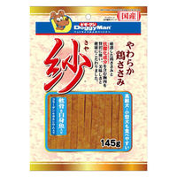 ドギーマン 紗 やわらか鶏ささみ 軟骨＆白身魚入り 国産 145g 1セット（1袋×6）ドッグフード 犬用 おやつ