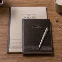 ナカバヤシ ロジカルエアーノートビジネス 5mm方眼 A4 80枚 アイボリー ノ-A405S-IV 1冊