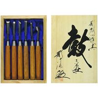 嘉孝製作所 彫刻小道具 6本組 63-5473-77 1組（直送品）