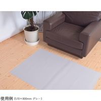 三愛繊維 滑り止め マルチシート 800×1150mm グレー 80115 GY 1個 7-5289-03（直送品）