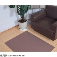 三愛繊維 滑り止め マルチシート 800×1150mm ブラウン 80115 BR 1個 7-5289-04（直送品）