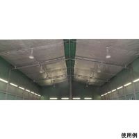 菊地シート工業 両面アルミガラスクロス遮熱不燃シート 1.8×1.8m AZ-DAG180180S-1 1枚 67-8192-58（直送品）