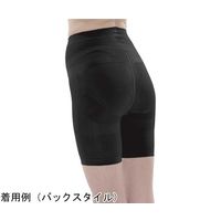 グローバル・ジャパン ゆる圧美腹ガードル(ハーフ)LーLL ブラック 67-8031-13 1枚（直送品）