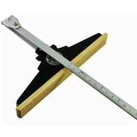 山谷製作所 丸鋸定規 象の鼻 木の羽根 B-350 1個 63-5418-43（直送品）