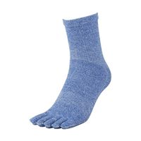 小野商事 ワーキングソックス 5本指 カラーアソート 3足組 No.7400 1組(3足) 65-8313-12（直送品）