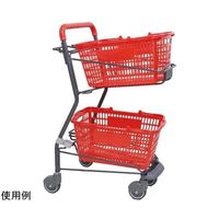 大和産業 ボールカート レッド グレー D630×W553×H951mm MDX8-RD 1台 65-5647-08（直送品）